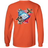 Arkansas State with German Shorthair Pointer Long  Sleeve