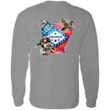 Arkansas State with German Shorthair Pointer Long  Sleeve