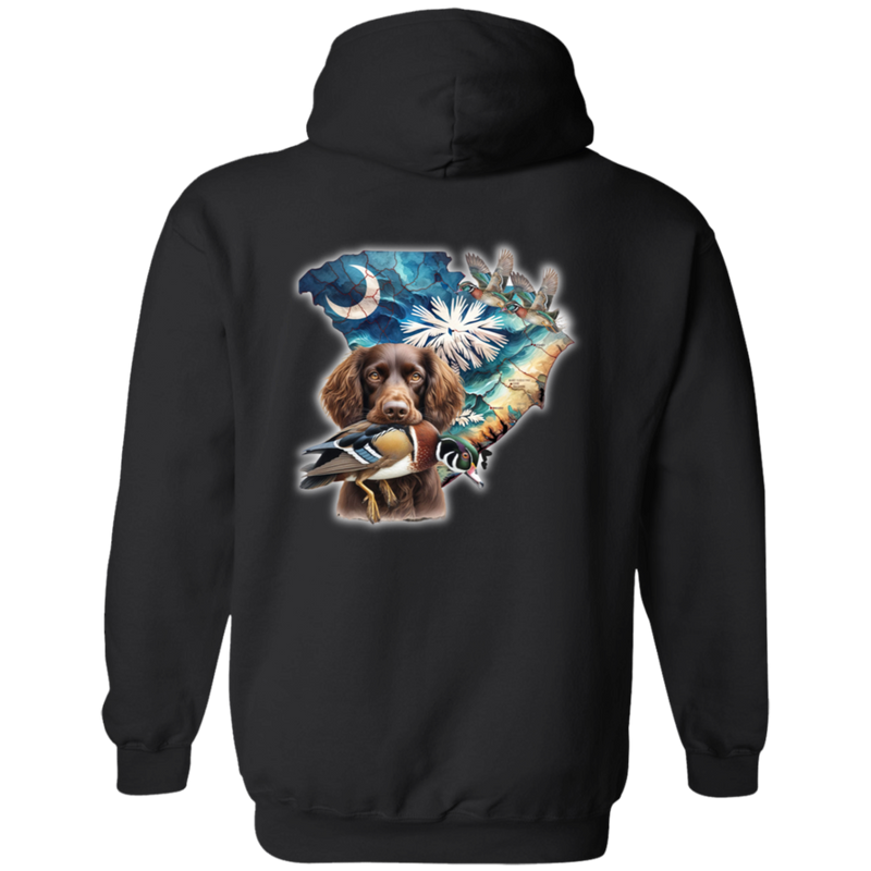 South Carolina Boykin Spaniel with Wood Duck Hoodie