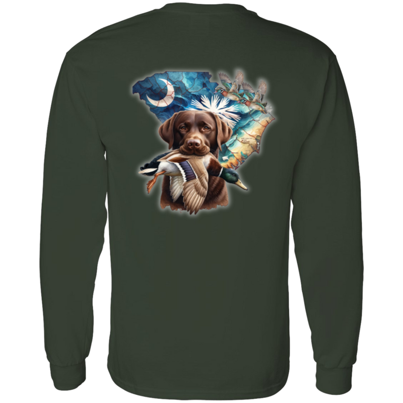 South Carolina Chocolate Labrador Retriever Long Sleeve