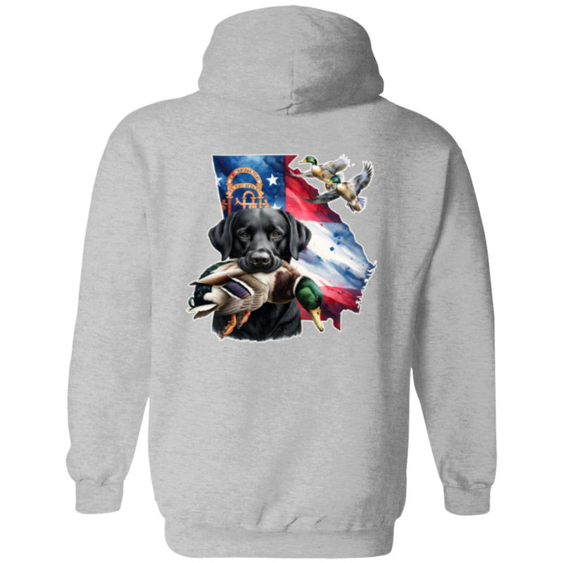 Georgia Black Labrador Hoodie