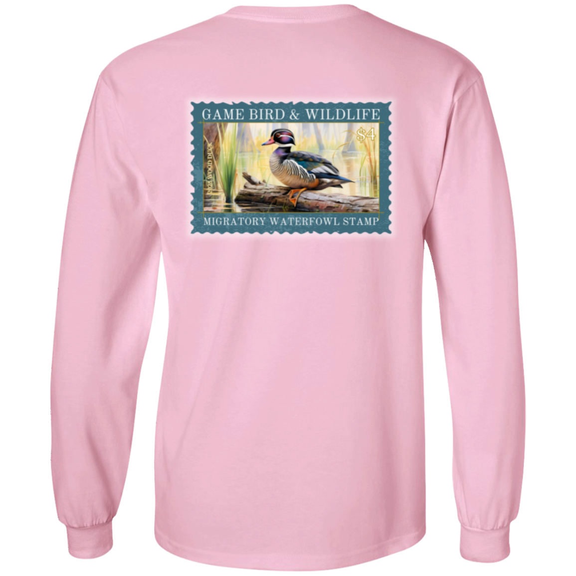 Wood Duck Migratory Waterfowl Stamp Long Sleeve