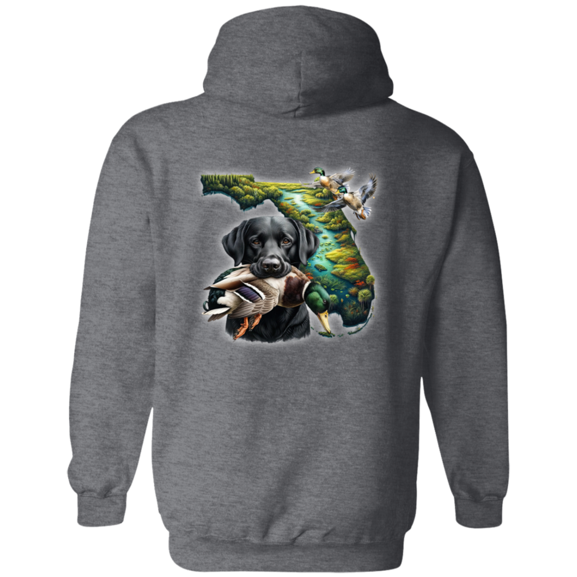 Florida Black Labrador Hoodie