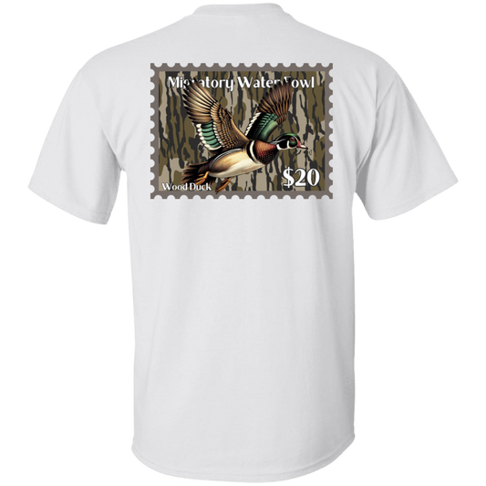 Wood Duck Migratory Waterfowl Duck Stamp Bottom Land Short Sleeve