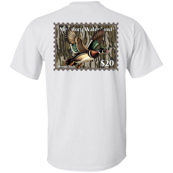 Wood Duck Migratory Waterfowl Duck Stamp Bottom Land Short Sleeve