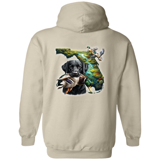 Florida Black Labrador Hoodie