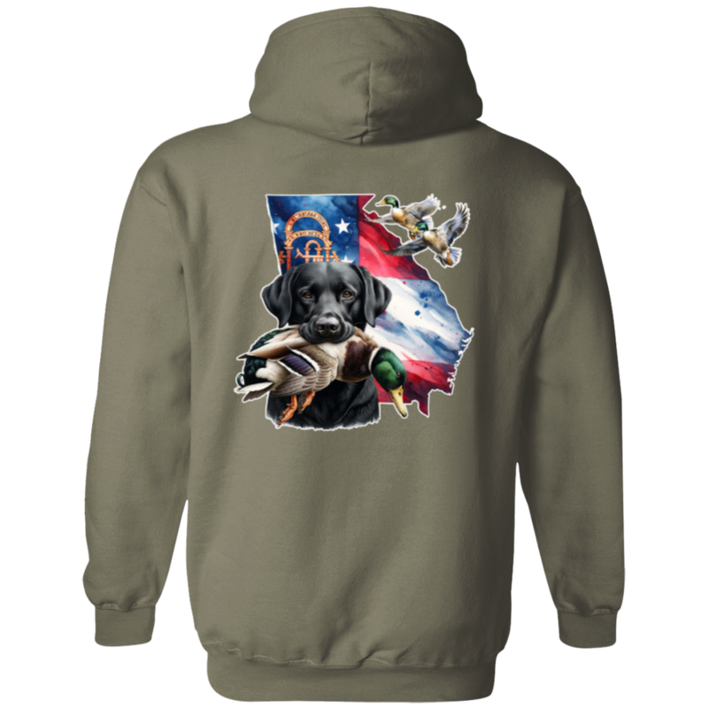 Georgia Black Labrador Hoodie