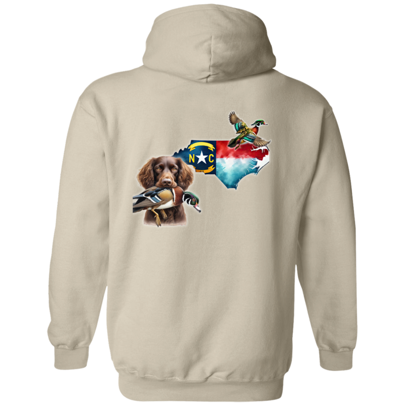 North Carolina State with Boykin Spaniel Hoodie