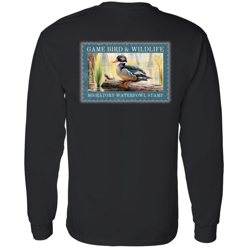 Wood Duck Migratory Waterfowl Stamp Long Sleeve