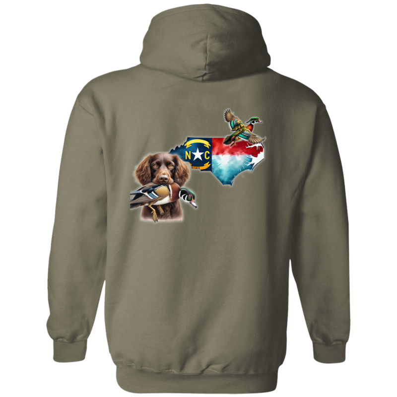 North Carolina State with Boykin Spaniel Hoodie