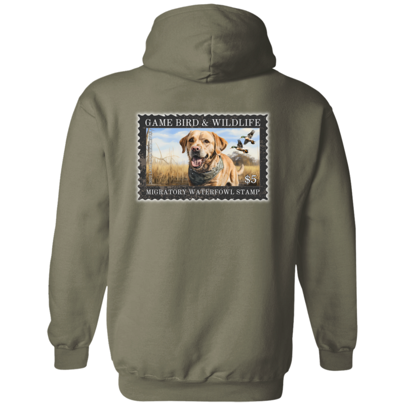 Labrador Retriever Mallard Duck Migratory Waterfowl Stamp Hoodie