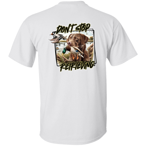 Chesapeake Bay Retriever Don't Stop Retrieving Short Sleeve