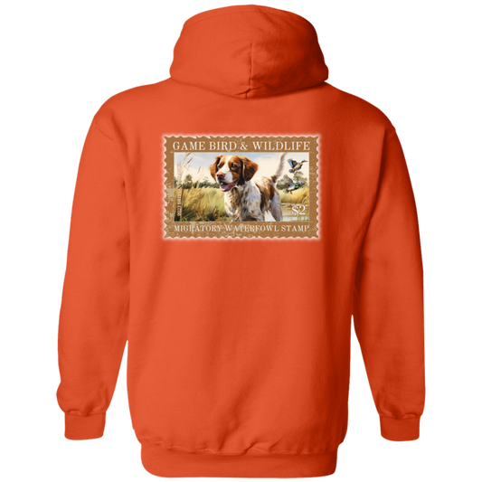 Brittany Spaniel Migratory Waterfowl Stamp Collection Hoodie