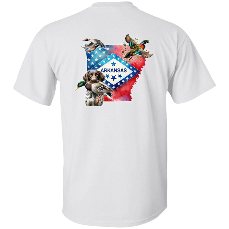 Arkansas State with German Shorthair Pointer Short Sleeves