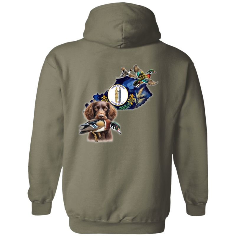 Kentucky State with Boykin Spaniel Hoodie