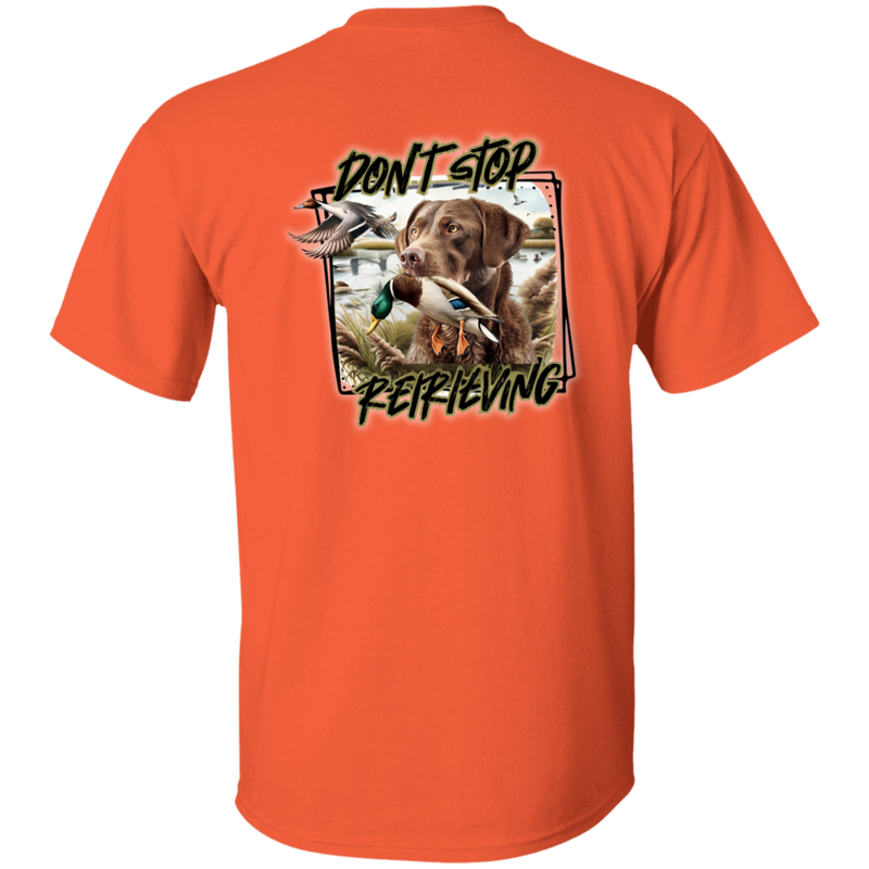 Chesapeake Bay Retriever Don't Stop Retrieving Short Sleeve