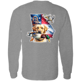 GEORGIA YELLOW LABRADOR RETRIEVER LONG SLEEVE T-SHIRT