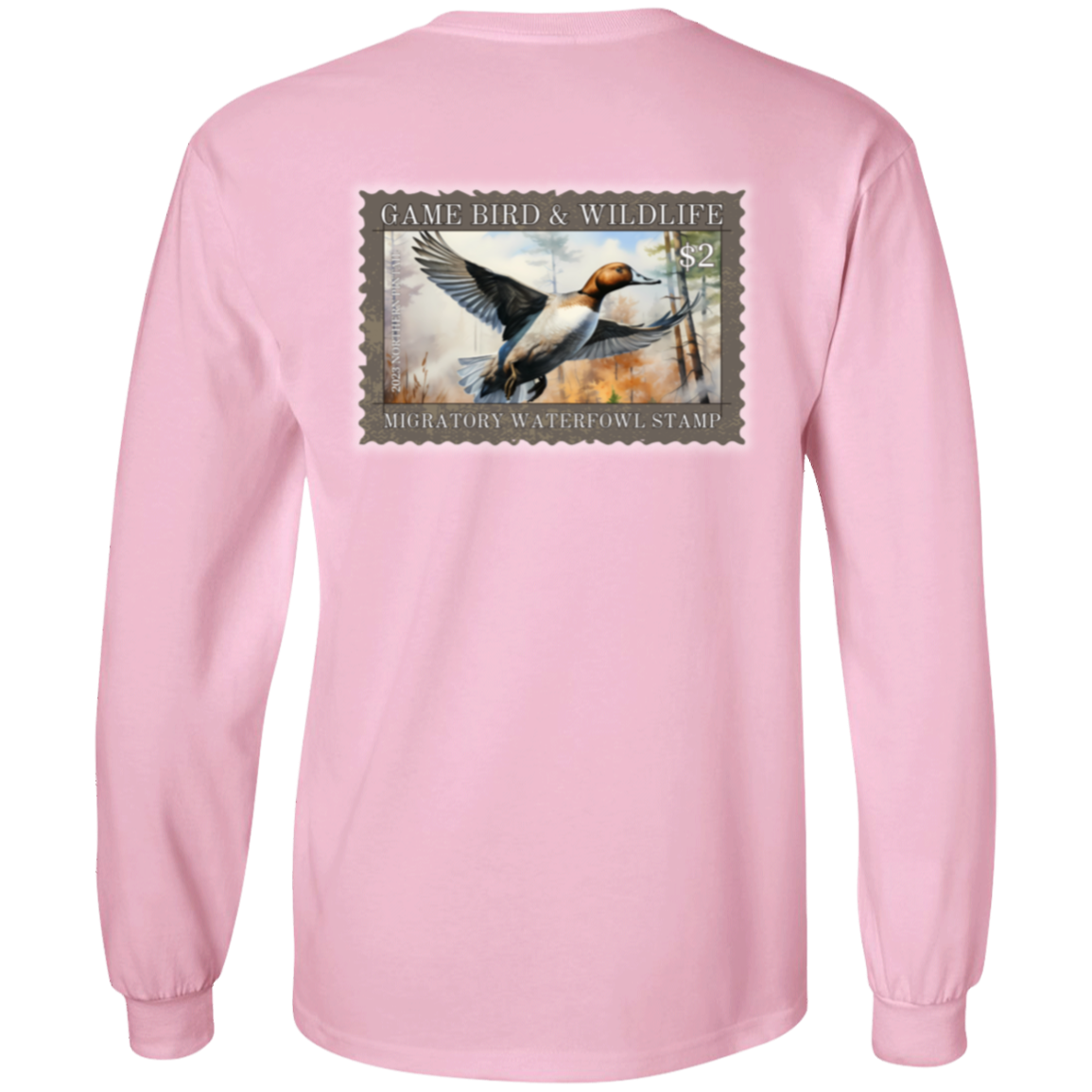 Northern Pintail Duck Migratory Waterfowl Stamp Long Sleeve