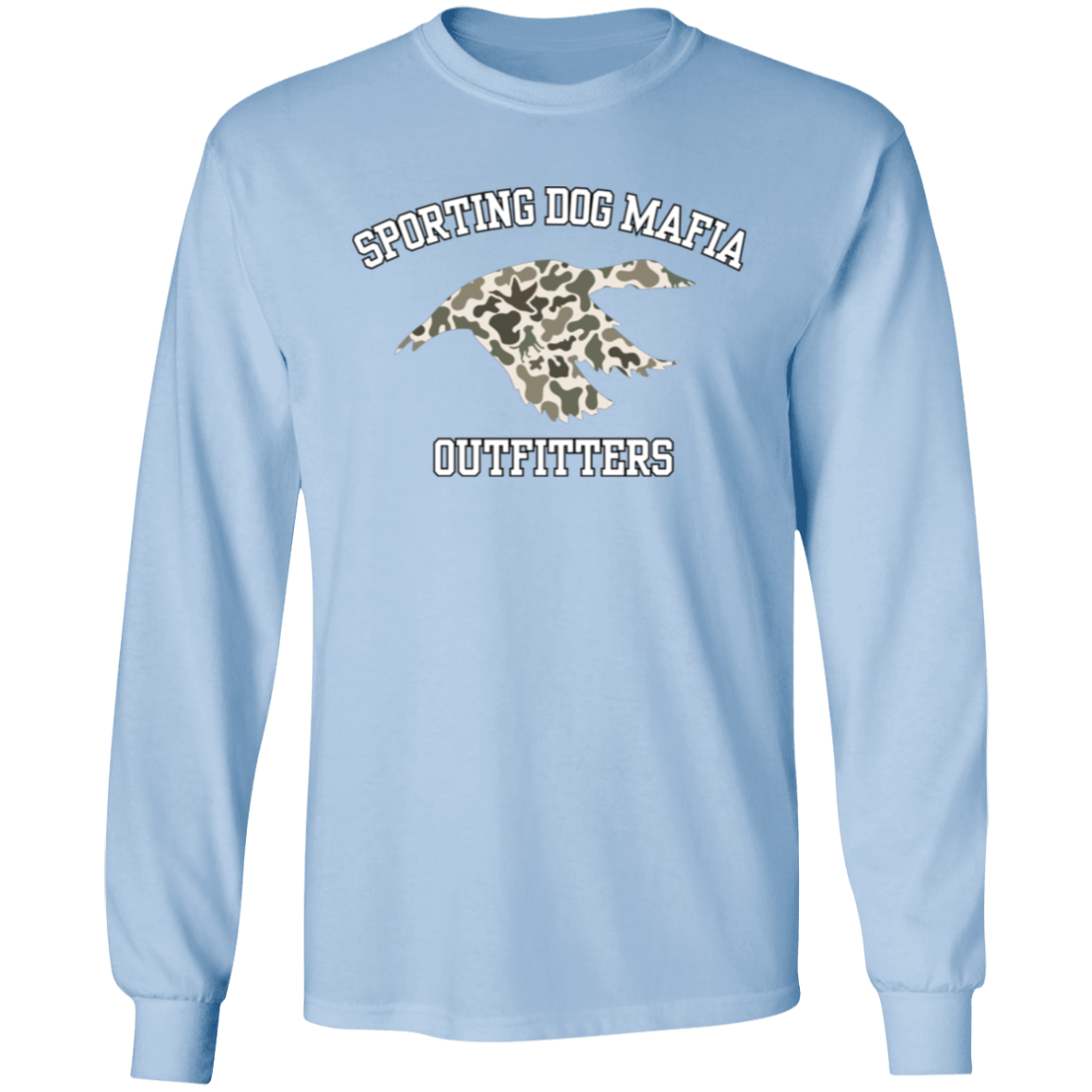 Sporting Dog Mafia Outfitters with Camo Duck Long Sleeve