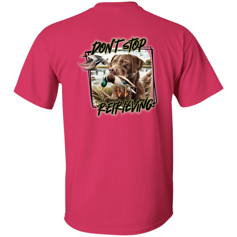 Chesapeake Bay Retriever Don't Stop Retrieving Short Sleeve