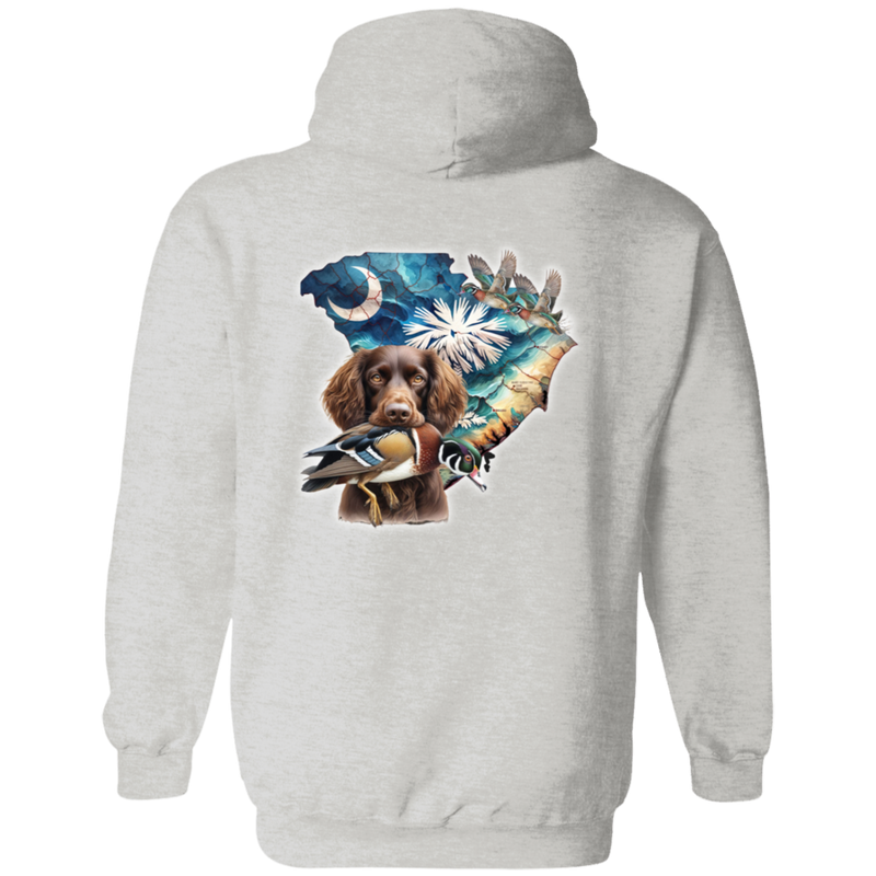 South Carolina Boykin Spaniel with Wood Duck Hoodie