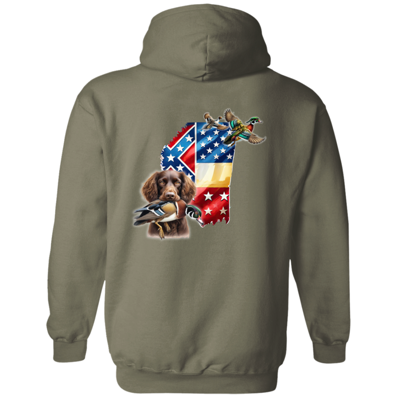 Mississippi State with Boykin Spaniel Hoodie