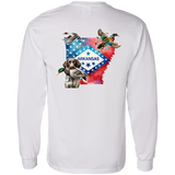 Arkansas State with German Shorthair Pointer Long  Sleeve