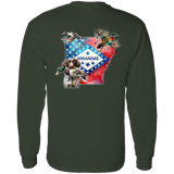 Arkansas State with German Shorthair Pointer Long  Sleeve