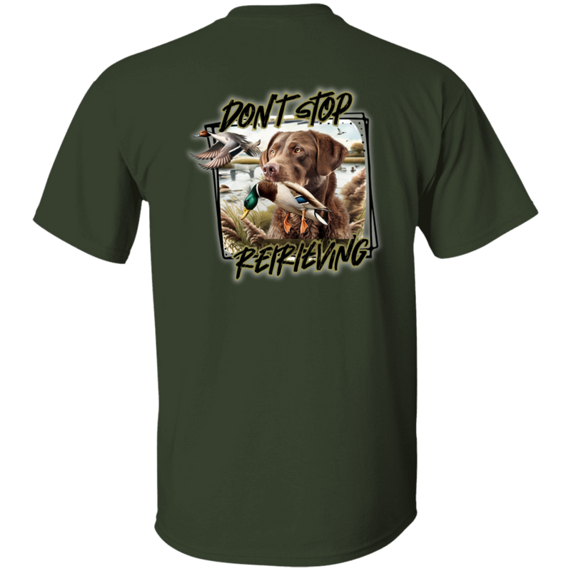 Chesapeake Bay Retriever Don't Stop Retrieving Short Sleeve