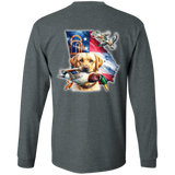 GEORGIA YELLOW LABRADOR RETRIEVER LONG SLEEVE T-SHIRT