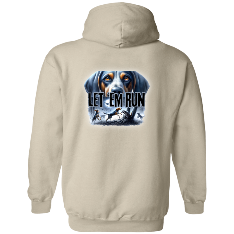 Let 'Em Run Racoon Hunter Hoodie