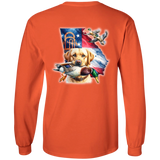 GEORGIA YELLOW LABRADOR RETRIEVER LONG SLEEVE T-SHIRT