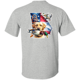 GEORGIA YELLOW LABRADOR RETRIEVER SHORT SLEEVE T-SHIRT