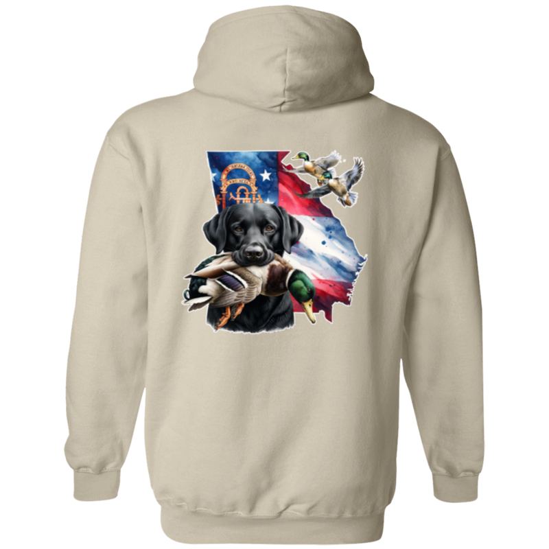 Georgia Black Labrador Hoodie