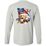 GEORGIA YELLOW LABRADOR RETRIEVER LONG SLEEVE T-SHIRT