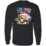 GEORGIA YELLOW LABRADOR RETRIEVER LONG SLEEVE T-SHIRT