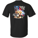 GEORGIA YELLOW LABRADOR RETRIEVER SHORT SLEEVE T-SHIRT