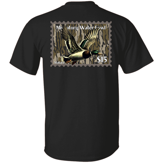 Mallard Migratory Waterfowl Duck Stamp Bottom Land Short Sleeve