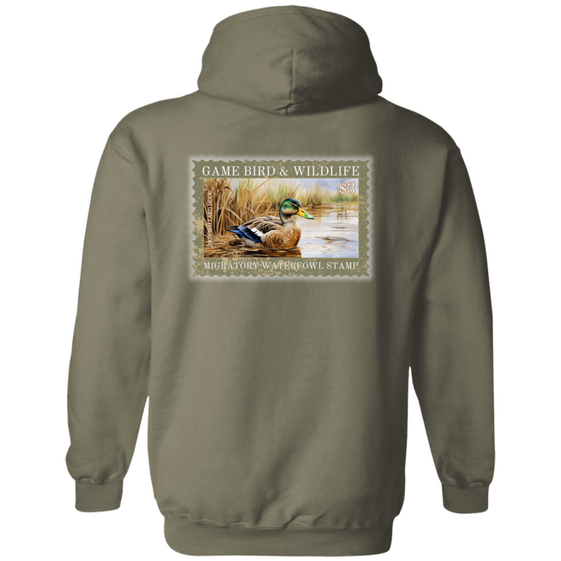 $3 Mallard Duck Migratory Waterfowl Stamp Hoodie