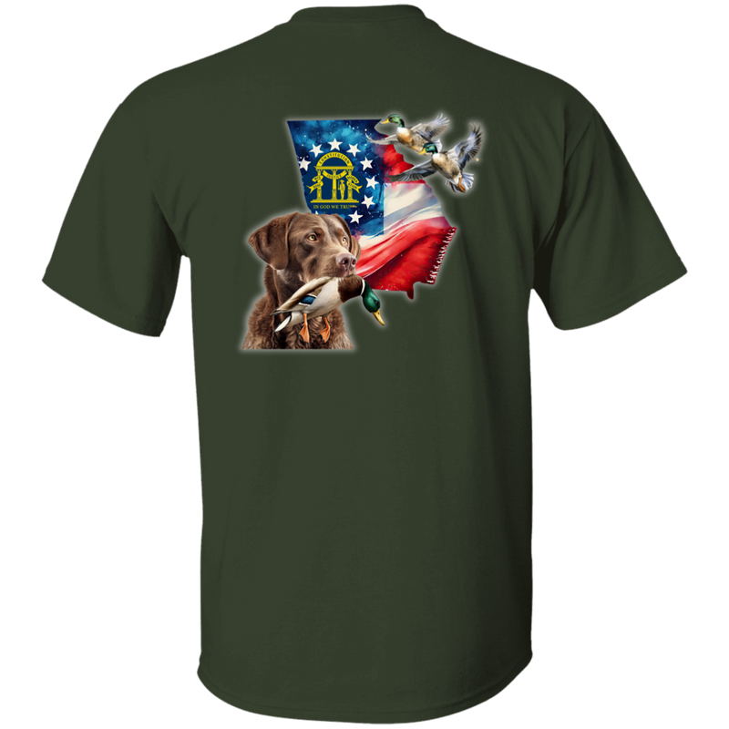 Georgia State Chesapeake Bay Retriever Short Sleeve