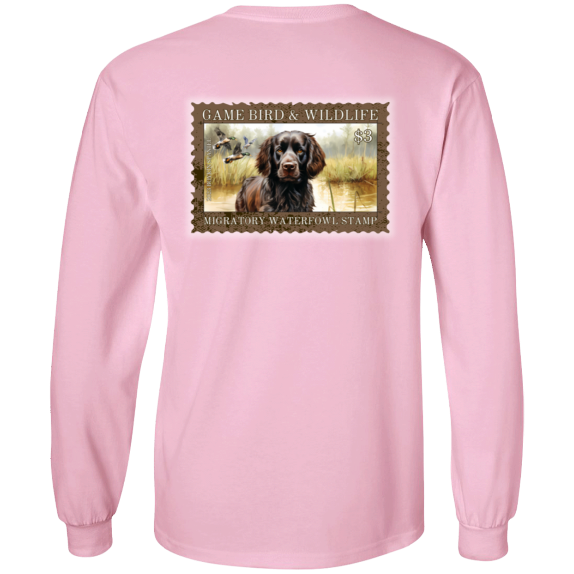 Boykin Spaniel Migratory Waterfowl Stamp Long Sleeve