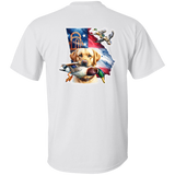 GEORGIA YELLOW LABRADOR RETRIEVER SHORT SLEEVE T-SHIRT