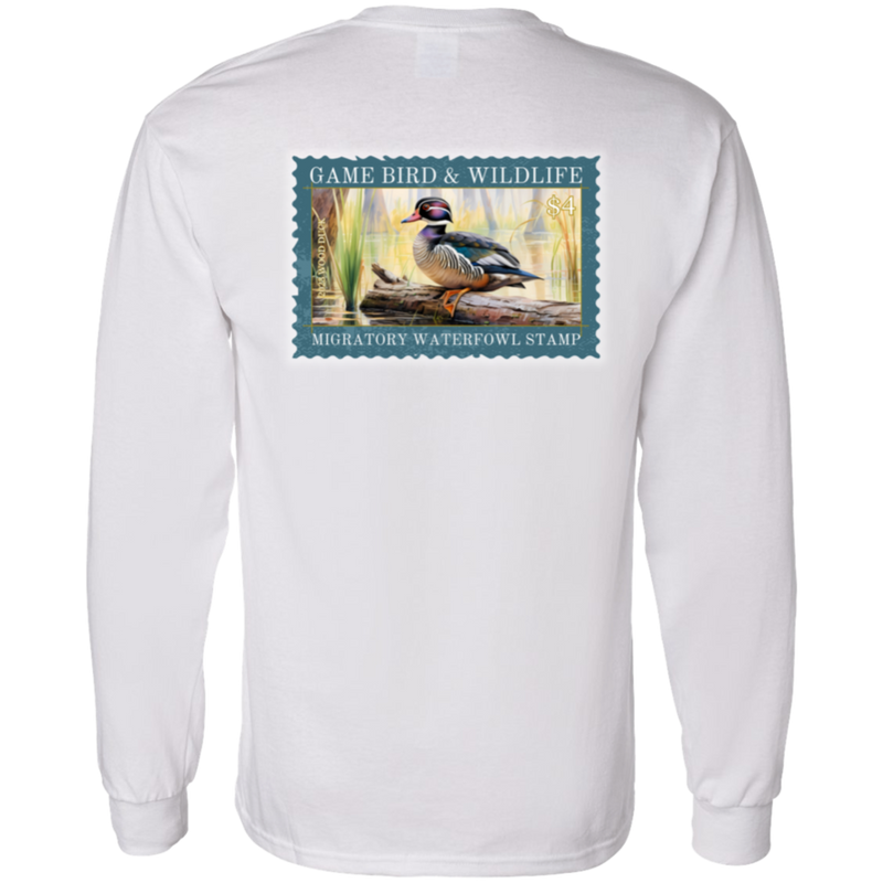 Wood Duck Migratory Waterfowl Stamp Long Sleeve