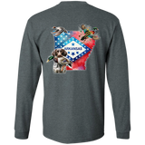 Arkansas State with German Shorthair Pointer Long  Sleeve