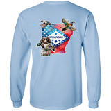 Arkansas State with German Shorthair Pointer Long  Sleeve