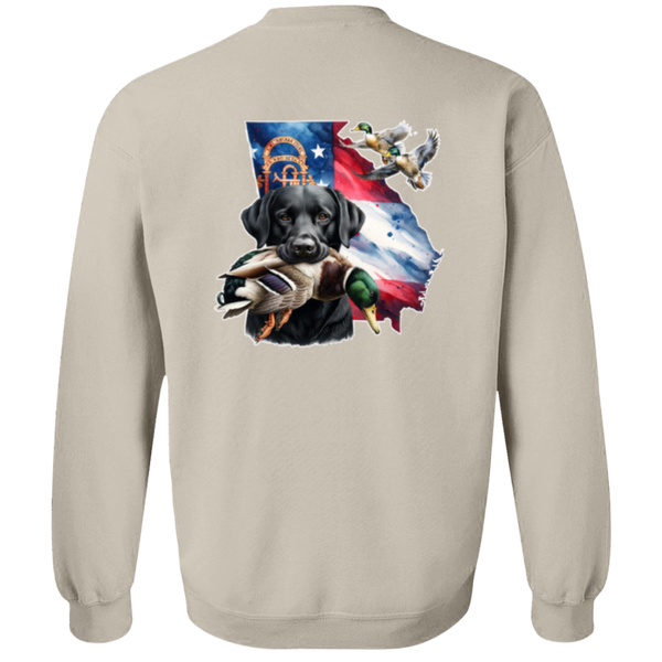 GEORGIA BLACK LABRADOR RETRIEVER SWEATSHIRT