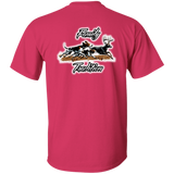 Family Tradition Dogs Chasing Deer Short Sleeve