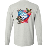 Arkansas State with German Shorthair Pointer Long  Sleeve