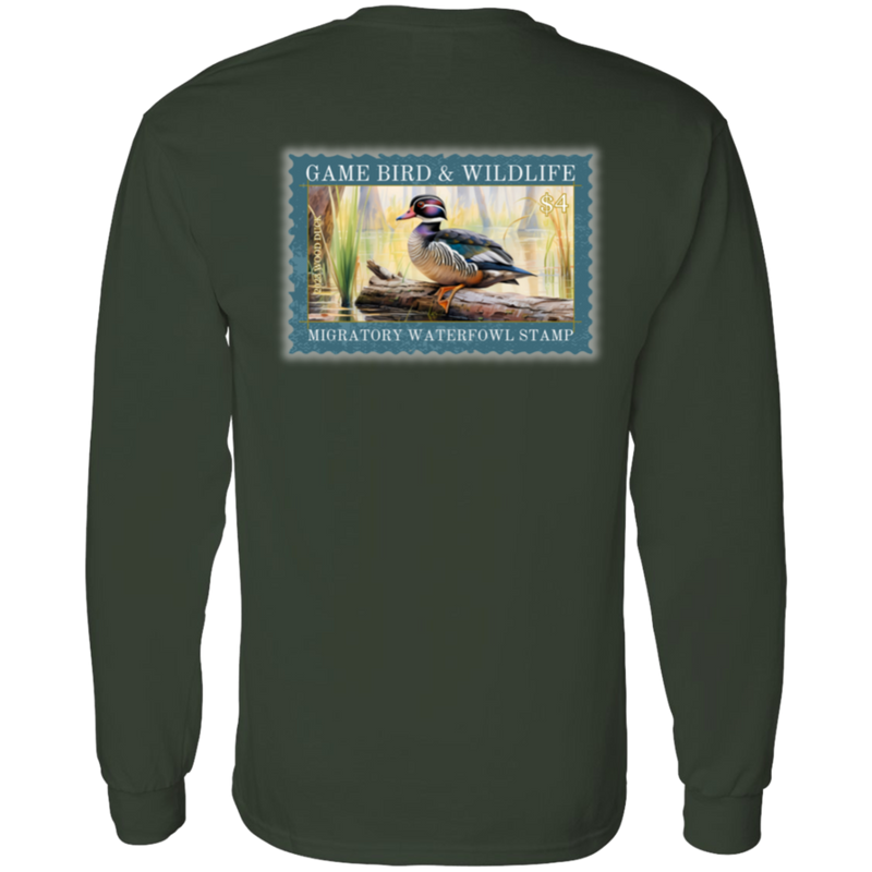 Wood Duck Migratory Waterfowl Stamp Long Sleeve