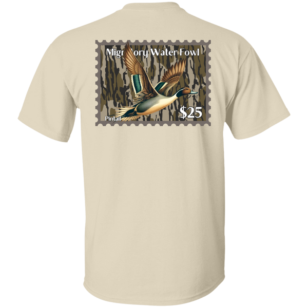 Pintail Migratory Waterfowl Duck Stamp Bottom Land Short Sleeve